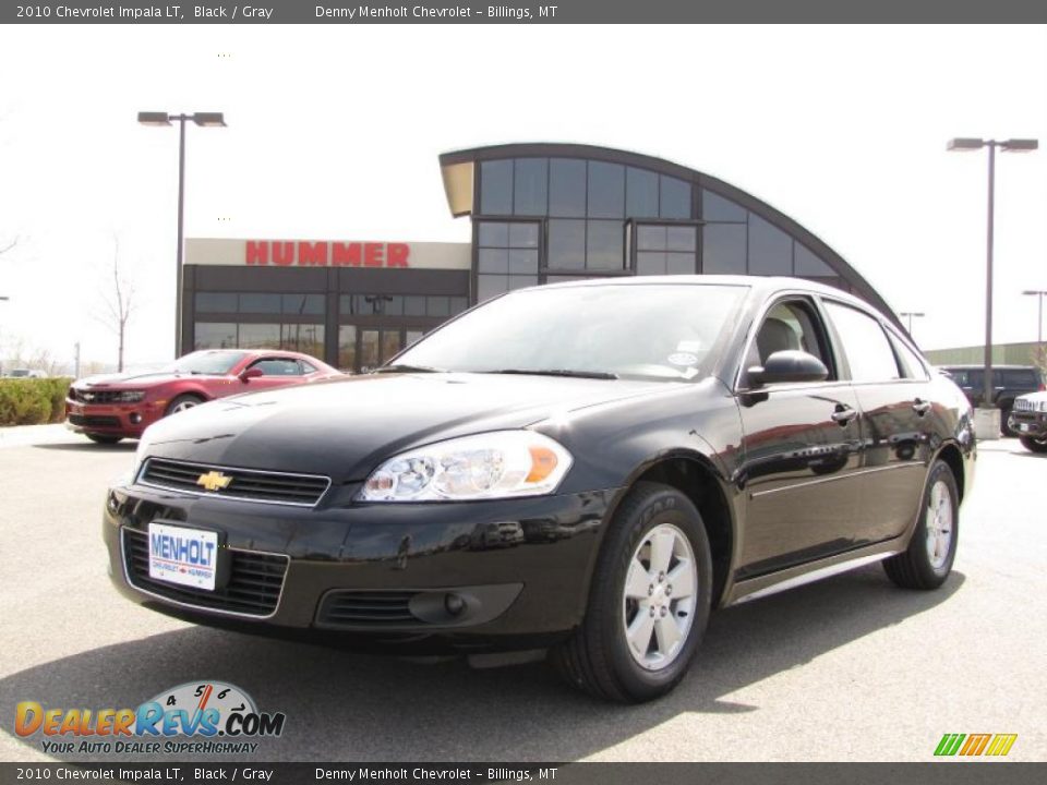 2010 Chevrolet Impala LT Black / Gray Photo #2