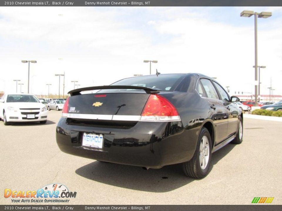 2010 Chevrolet Impala LT Black / Gray Photo #3