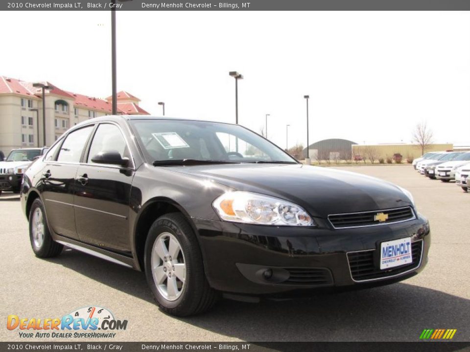 2010 Chevrolet Impala LT Black / Gray Photo #8