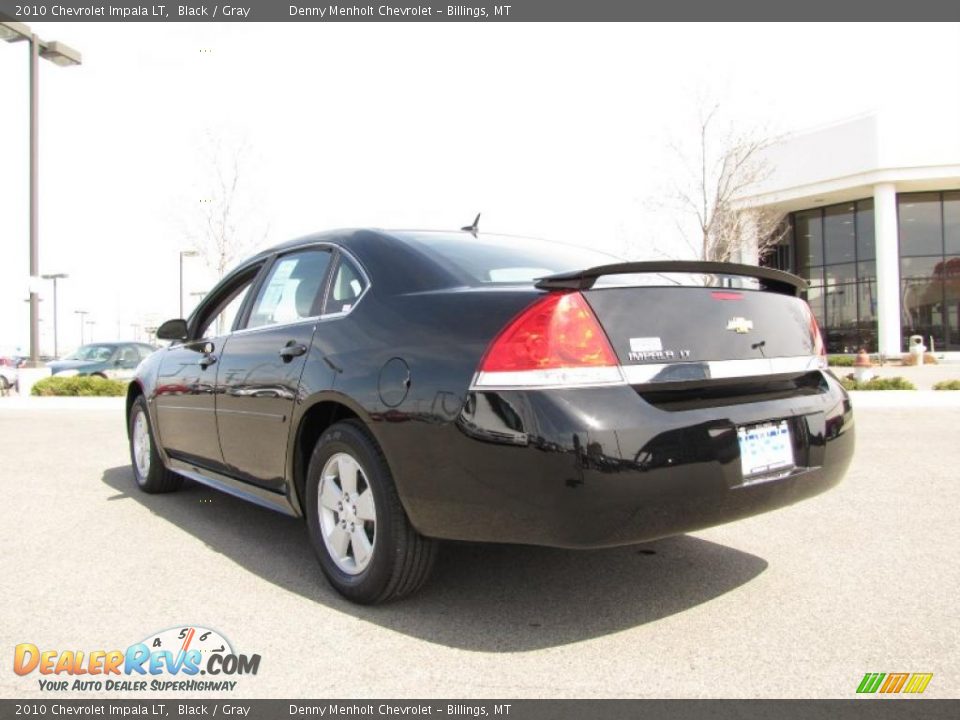 2010 Chevrolet Impala LT Black / Gray Photo #10