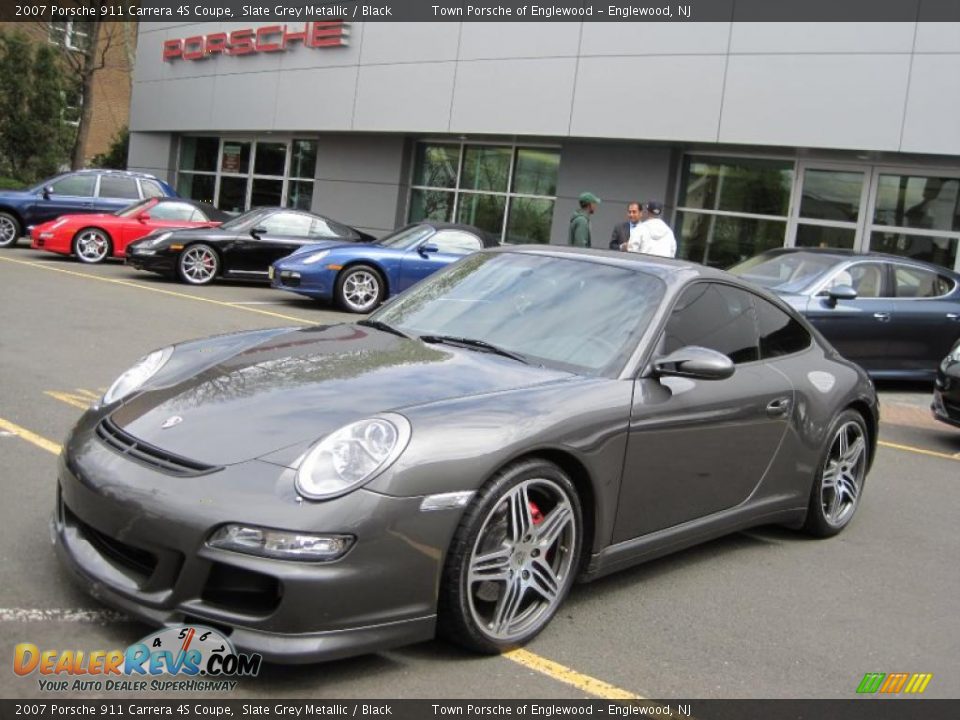2007 Porsche 911 Carrera 4S Coupe Slate Grey Metallic / Black Photo #1