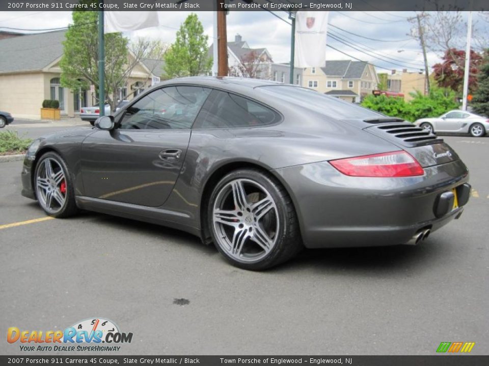 2007 Porsche 911 Carrera 4S Coupe Slate Grey Metallic / Black Photo #2