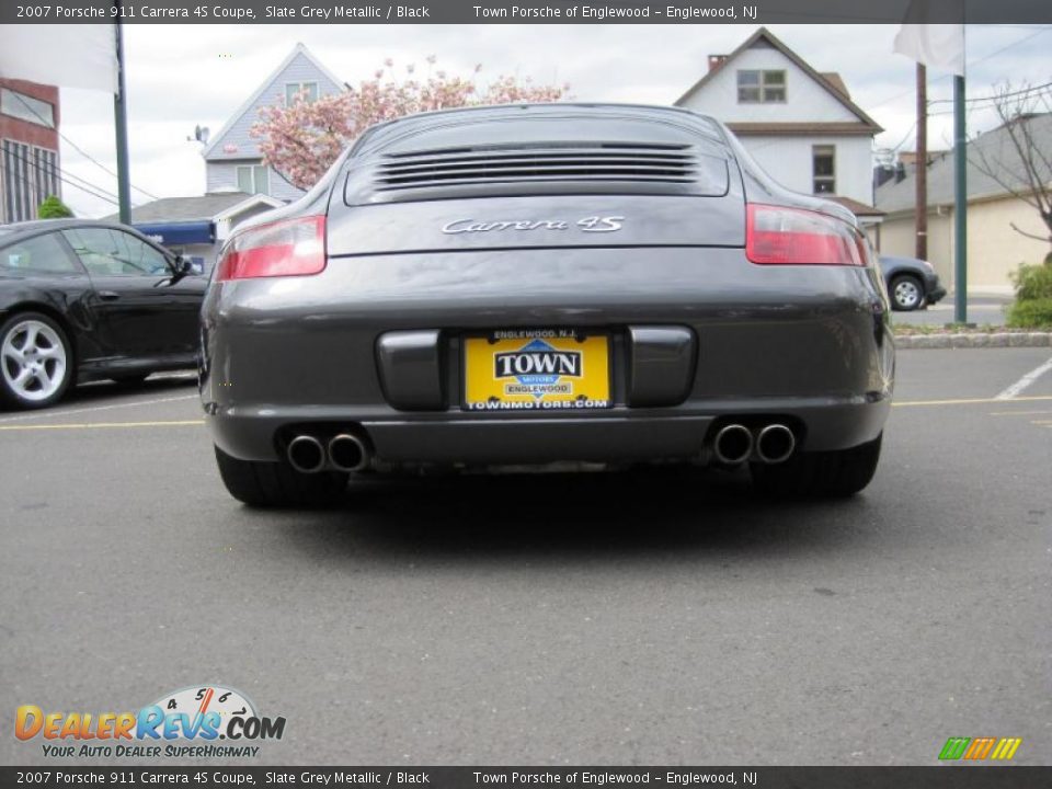 2007 Porsche 911 Carrera 4S Coupe Slate Grey Metallic / Black Photo #3