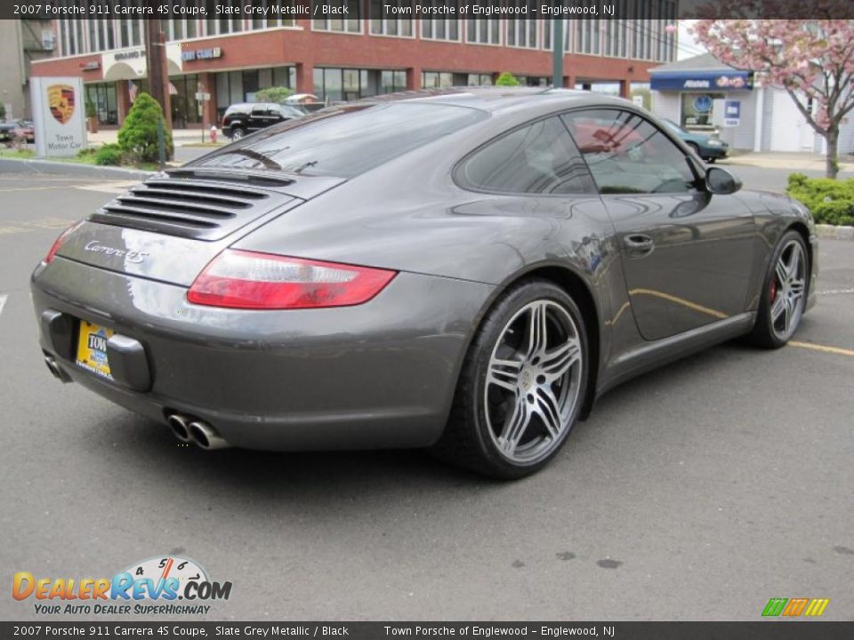 2007 Porsche 911 Carrera 4S Coupe Slate Grey Metallic / Black Photo #4