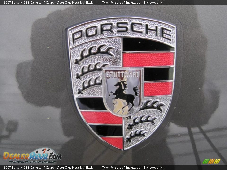2007 Porsche 911 Carrera 4S Coupe Slate Grey Metallic / Black Photo #7