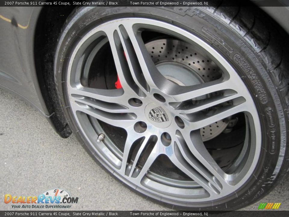 2007 Porsche 911 Carrera 4S Coupe Slate Grey Metallic / Black Photo #9