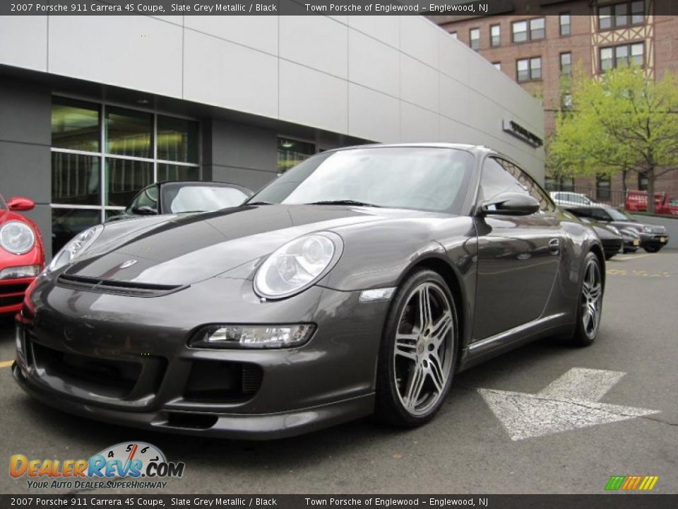 2007 Porsche 911 Carrera 4S Coupe Slate Grey Metallic / Black Photo #21