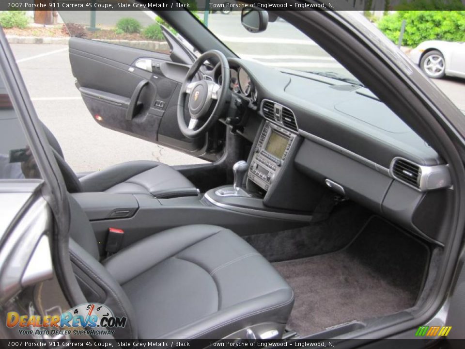 2007 Porsche 911 Carrera 4S Coupe Slate Grey Metallic / Black Photo #25