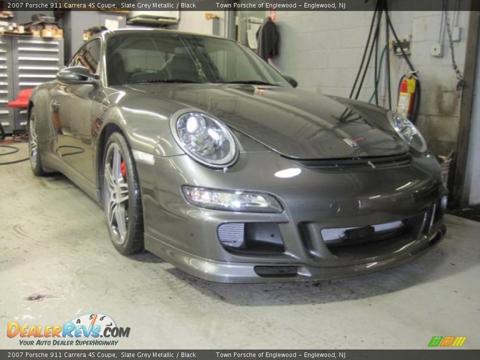 2007 Porsche 911 Carrera 4S Coupe Slate Grey Metallic / Black Photo #26