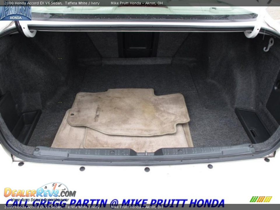 2000 Honda Accord EX V6 Sedan Taffeta White / Ivory Photo #9