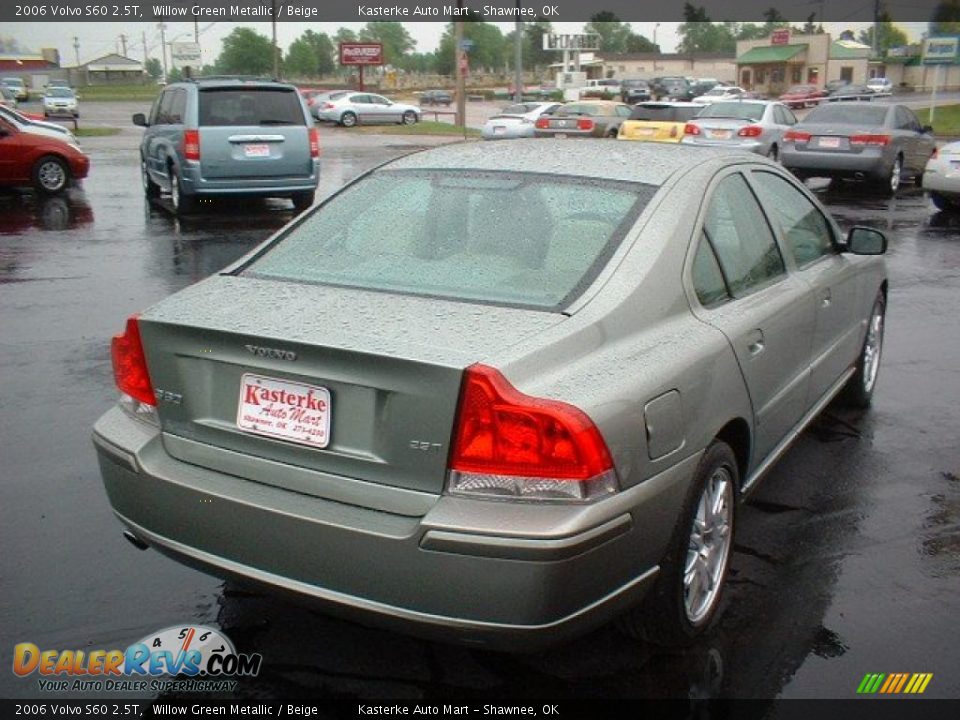 2006 Volvo S60 2.5T Willow Green Metallic / Beige Photo #4