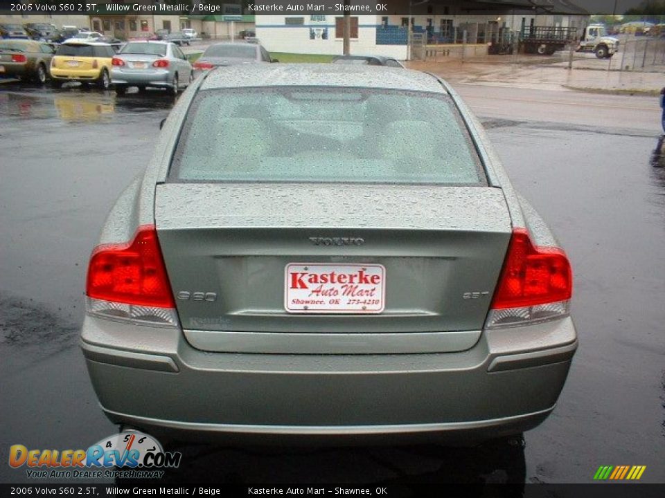 2006 Volvo S60 2.5T Willow Green Metallic / Beige Photo #5