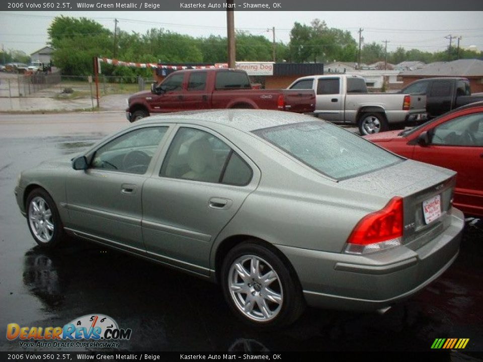 2006 Volvo S60 2.5T Willow Green Metallic / Beige Photo #6