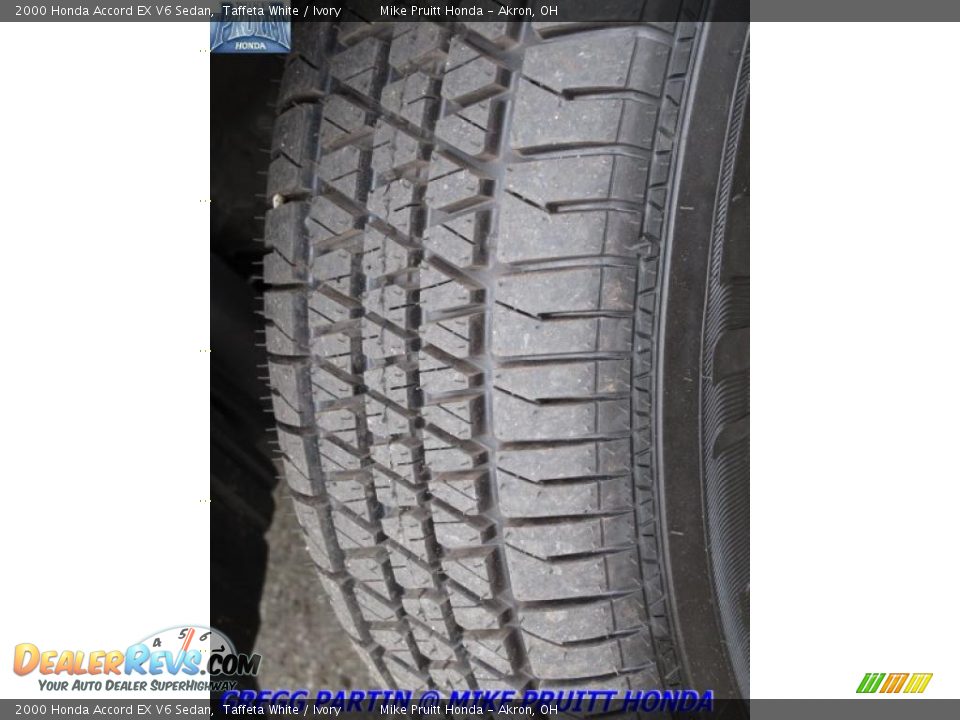 2000 Honda Accord EX V6 Sedan Taffeta White / Ivory Photo #24