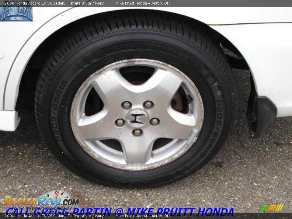 2000 Honda Accord EX V6 Sedan Taffeta White / Ivory Photo #25