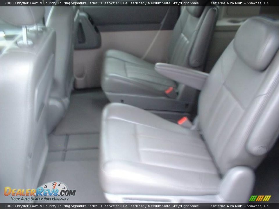 2008 Chrysler Town & Country Touring Signature Series Clearwater Blue Pearlcoat / Medium Slate Gray/Light Shale Photo #11