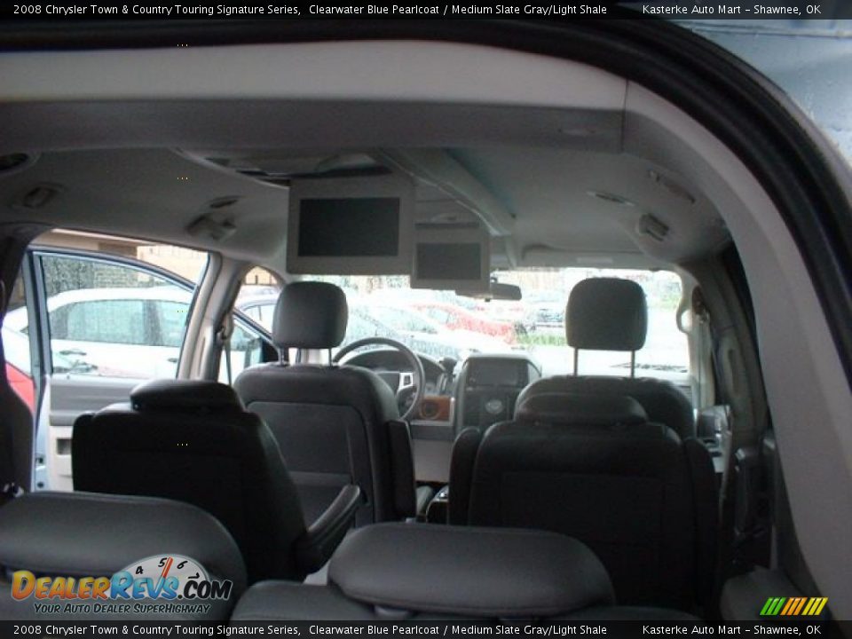 2008 Chrysler Town & Country Touring Signature Series Clearwater Blue Pearlcoat / Medium Slate Gray/Light Shale Photo #12