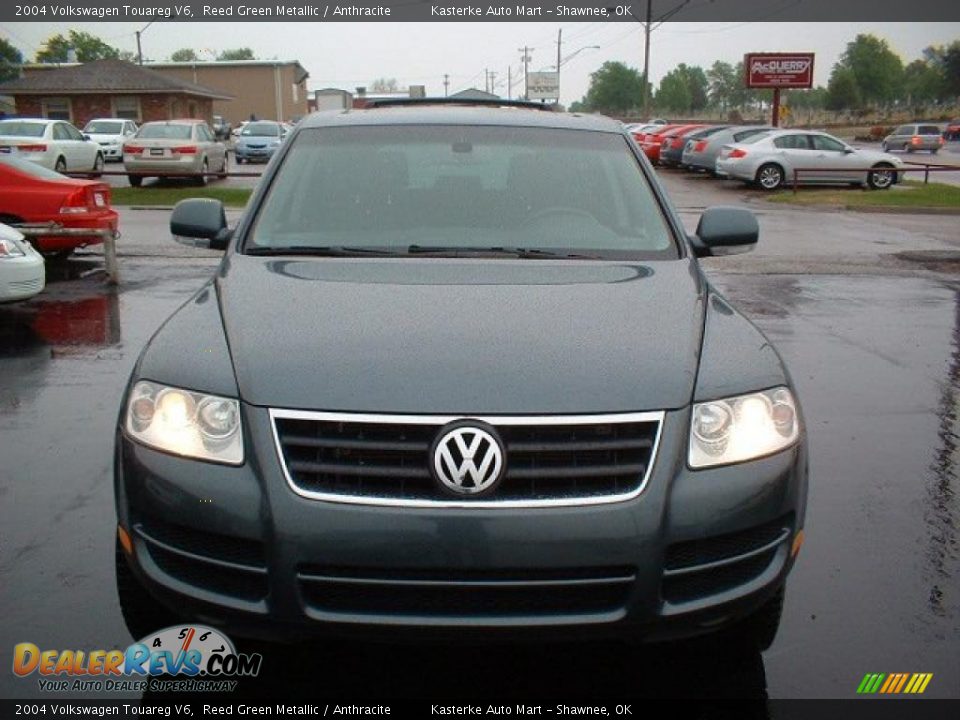 2004 Volkswagen Touareg V6 Reed Green Metallic / Anthracite Photo #2