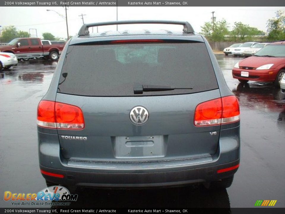 2004 Volkswagen Touareg V6 Reed Green Metallic / Anthracite Photo #5