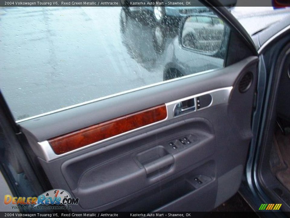 2004 Volkswagen Touareg V6 Reed Green Metallic / Anthracite Photo #9