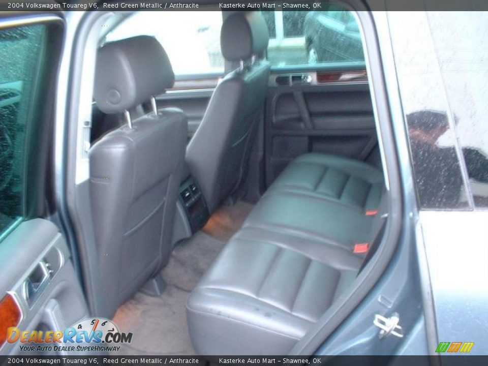 2004 Volkswagen Touareg V6 Reed Green Metallic / Anthracite Photo #10