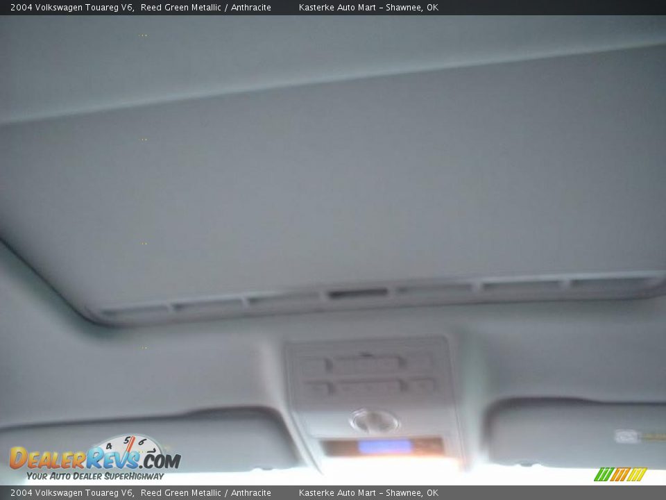 2004 Volkswagen Touareg V6 Reed Green Metallic / Anthracite Photo #14