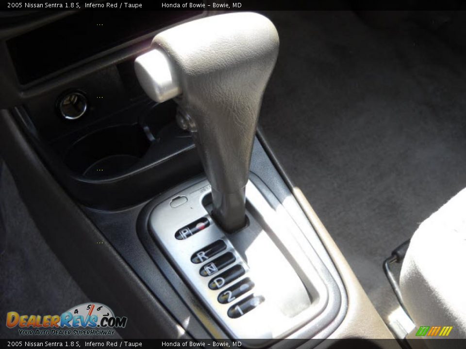 2005 Nissan Sentra 1.8 S Inferno Red / Taupe Photo #14