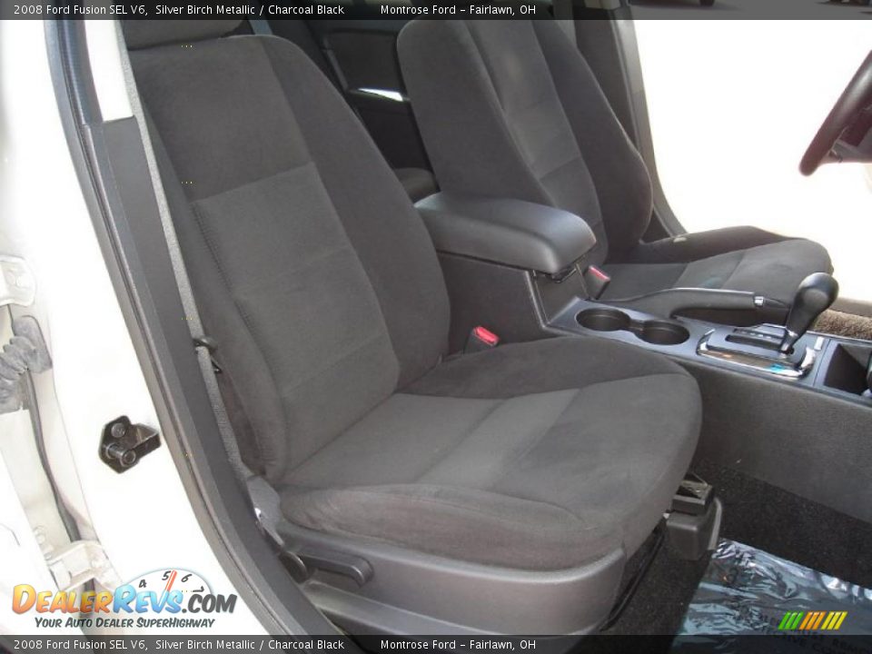 2008 Ford Fusion SEL V6 Silver Birch Metallic / Charcoal Black Photo #13