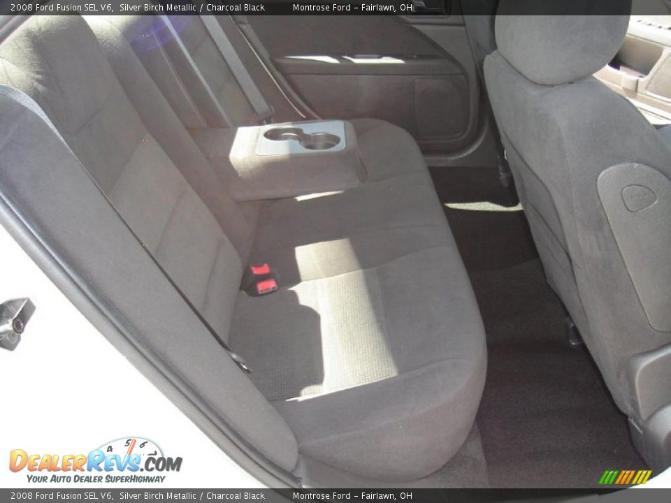 2008 Ford Fusion SEL V6 Silver Birch Metallic / Charcoal Black Photo #14