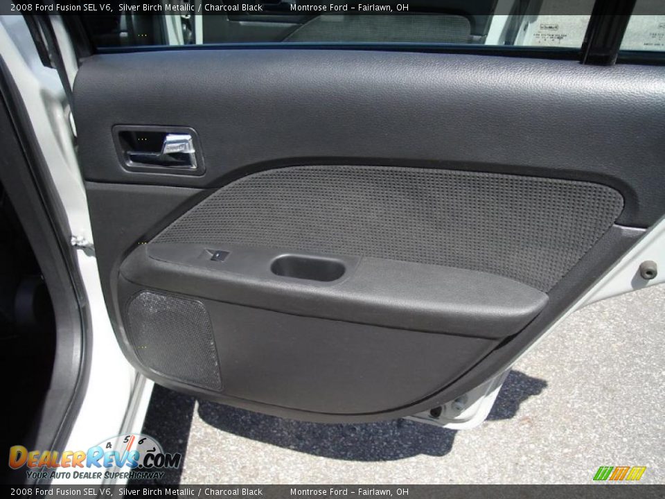 2008 Ford Fusion SEL V6 Silver Birch Metallic / Charcoal Black Photo #17