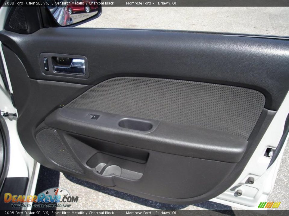 2008 Ford Fusion SEL V6 Silver Birch Metallic / Charcoal Black Photo #18