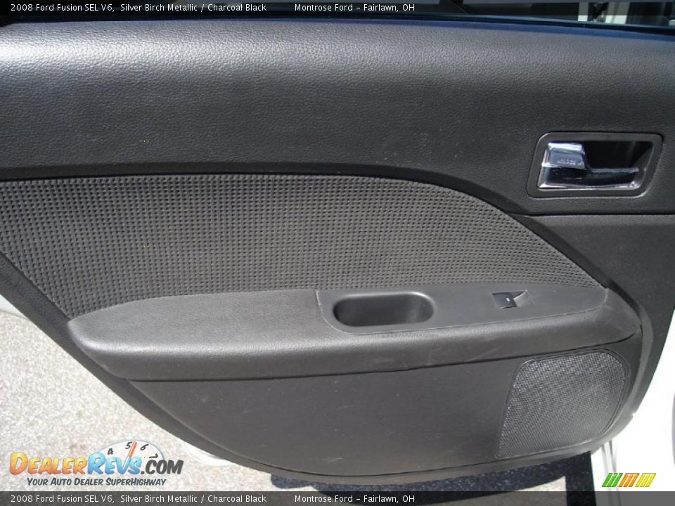 2008 Ford Fusion SEL V6 Silver Birch Metallic / Charcoal Black Photo #20