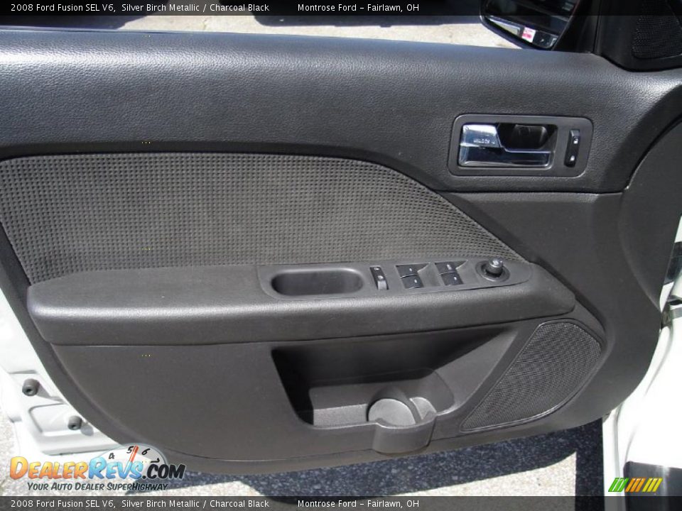 2008 Ford Fusion SEL V6 Silver Birch Metallic / Charcoal Black Photo #21