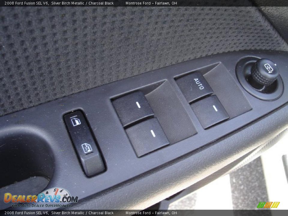 2008 Ford Fusion SEL V6 Silver Birch Metallic / Charcoal Black Photo #22