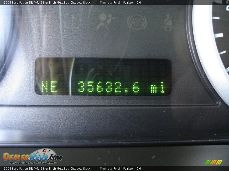 2008 Ford Fusion SEL V6 Silver Birch Metallic / Charcoal Black Photo #24