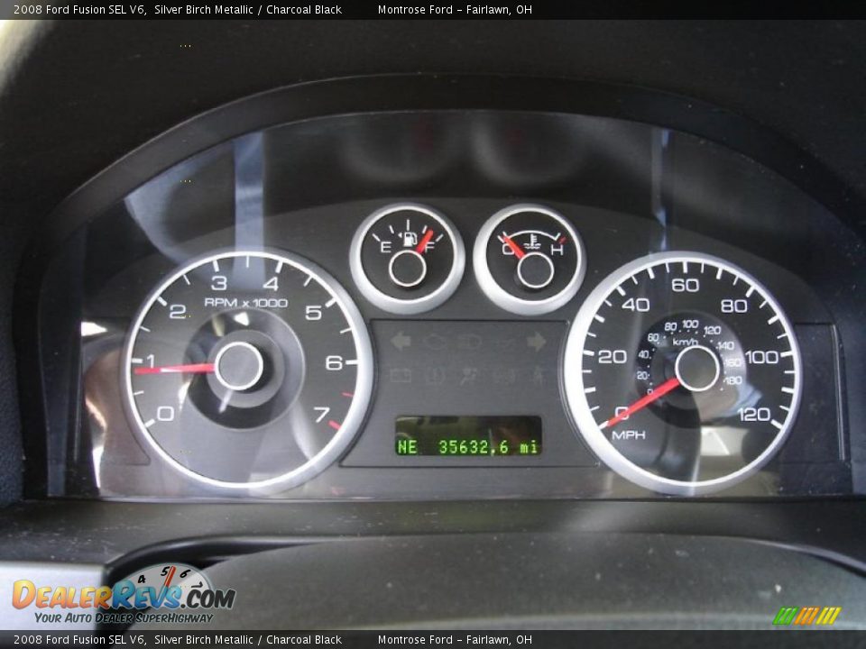 2008 Ford Fusion SEL V6 Silver Birch Metallic / Charcoal Black Photo #25