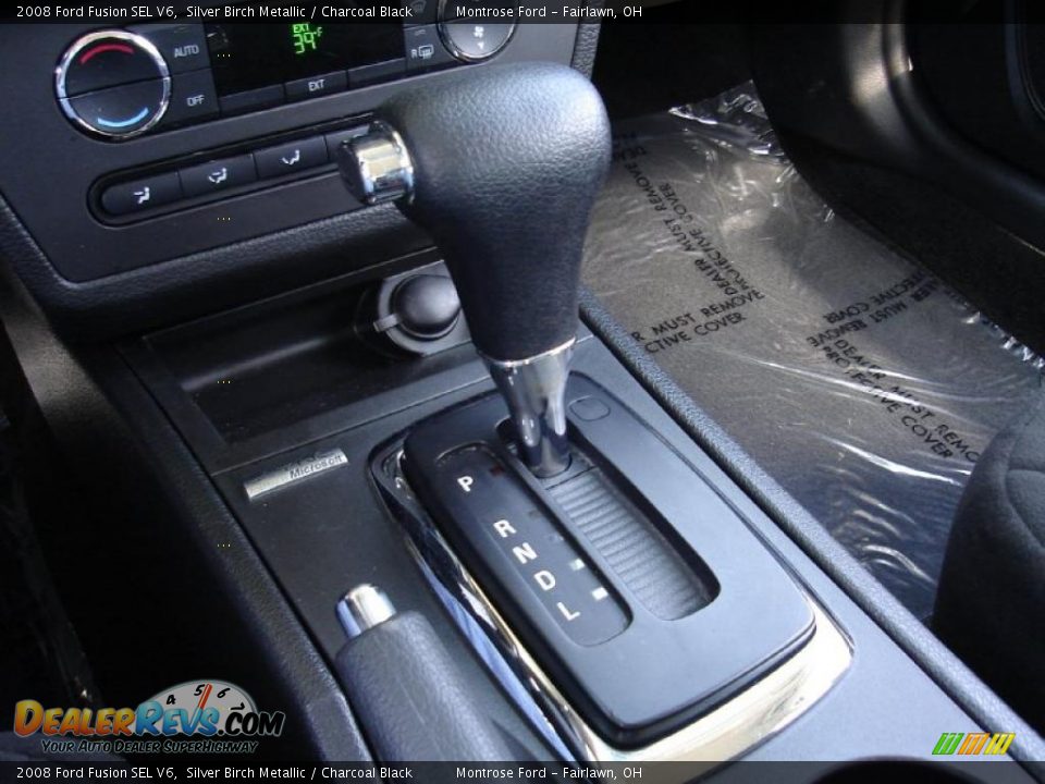 2008 Ford Fusion SEL V6 Silver Birch Metallic / Charcoal Black Photo #29