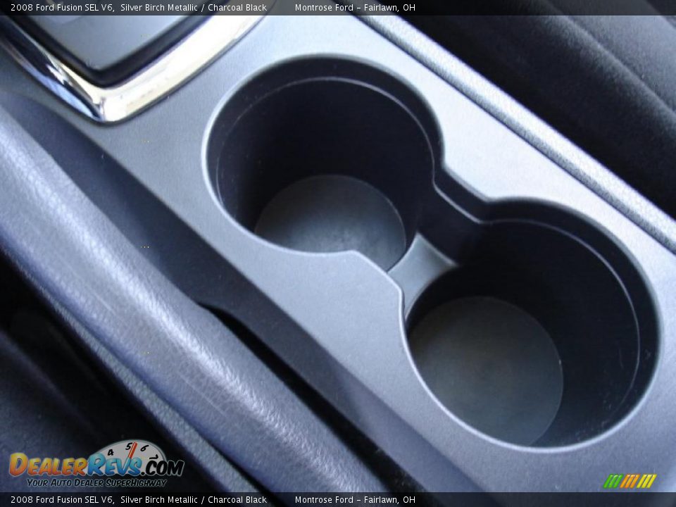 2008 Ford Fusion SEL V6 Silver Birch Metallic / Charcoal Black Photo #30