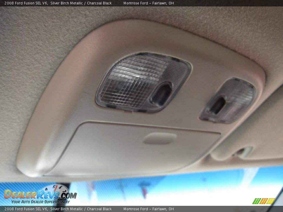 2008 Ford Fusion SEL V6 Silver Birch Metallic / Charcoal Black Photo #31