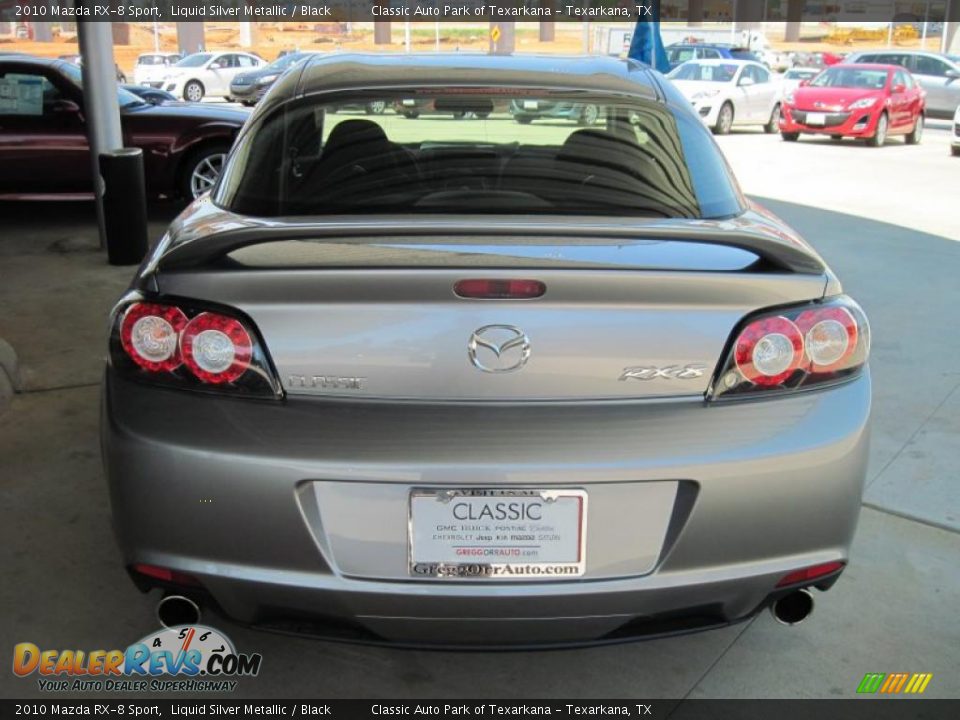 2010 Mazda RX-8 Sport Liquid Silver Metallic / Black Photo #6