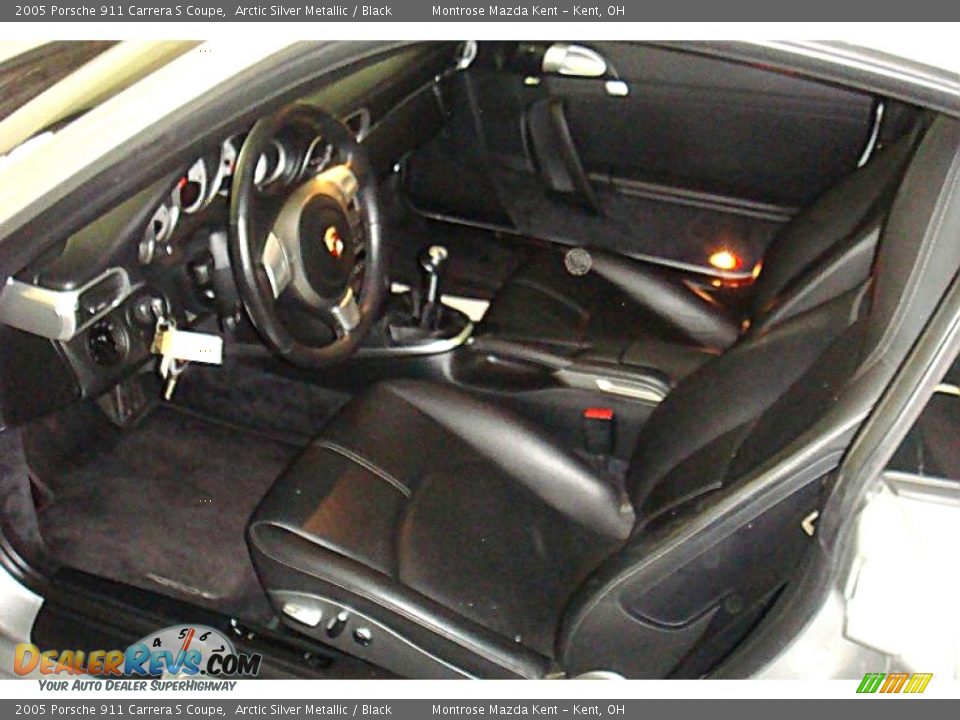 2005 Porsche 911 Carrera S Coupe Arctic Silver Metallic / Black Photo #14