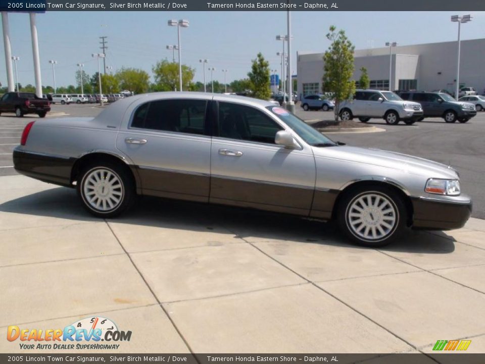 2005 Lincoln Town Car Signature Silver Birch Metallic / Dove Photo #4