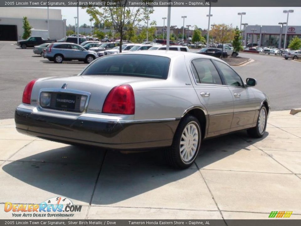 2005 Lincoln Town Car Signature Silver Birch Metallic / Dove Photo #7