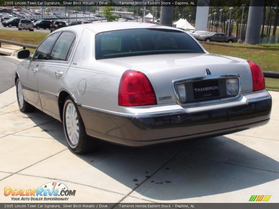 2005 Lincoln Town Car Signature Silver Birch Metallic / Dove Photo #8