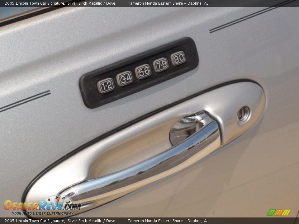 2005 Lincoln Town Car Signature Silver Birch Metallic / Dove Photo #16