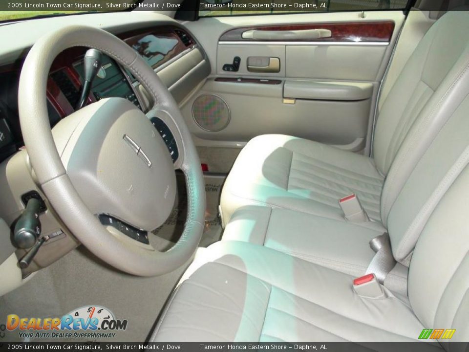 2005 Lincoln Town Car Signature Silver Birch Metallic / Dove Photo #17