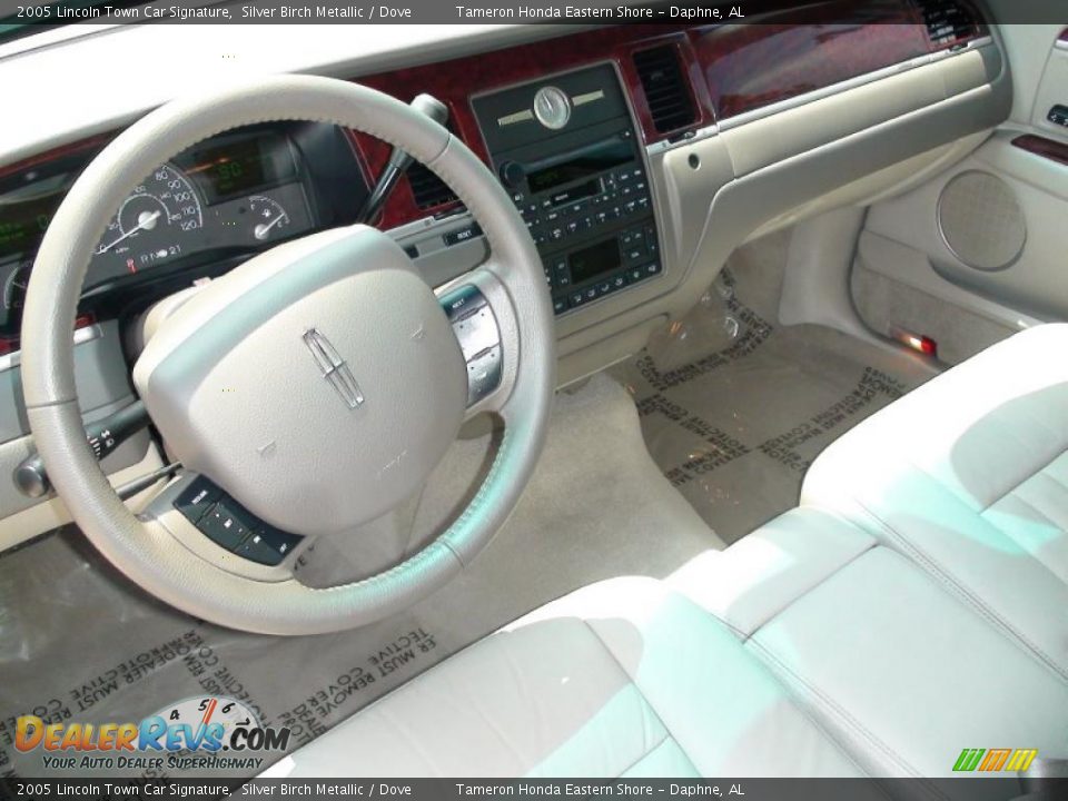 2005 Lincoln Town Car Signature Silver Birch Metallic / Dove Photo #18