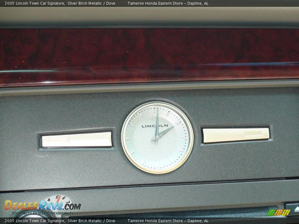 2005 Lincoln Town Car Signature Silver Birch Metallic / Dove Photo #26