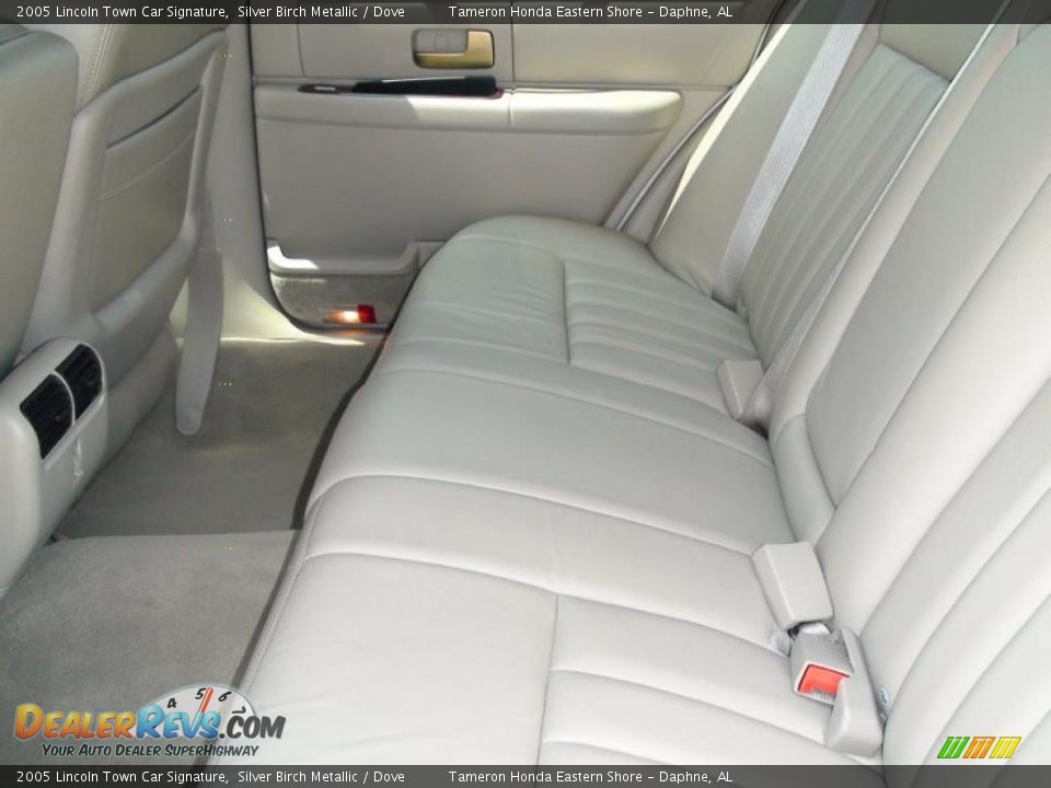 2005 Lincoln Town Car Signature Silver Birch Metallic / Dove Photo #32