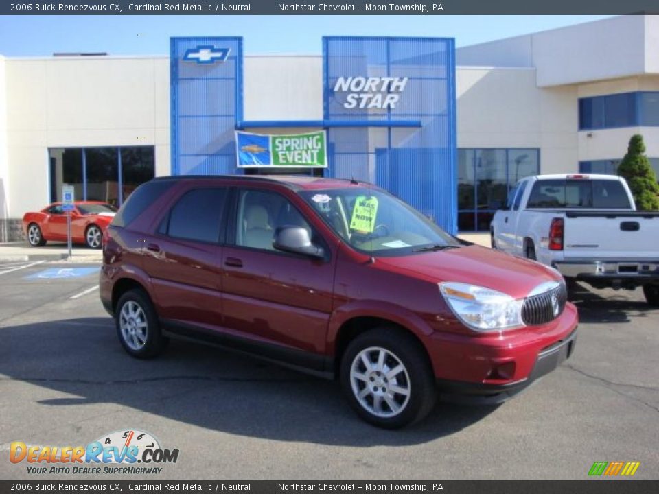 2006 Buick Rendezvous CX Cardinal Red Metallic / Neutral Photo #1